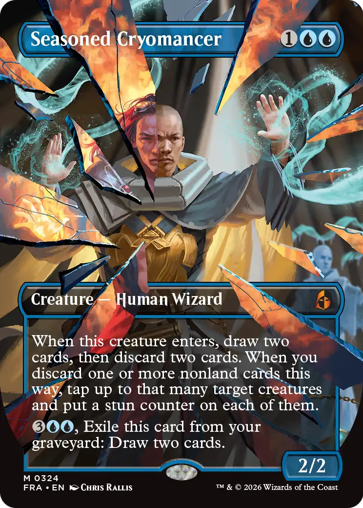 Seasoned Cryomancer (Borderless) (0324) [Reality Fracture] | I Want That Stuff Brandon