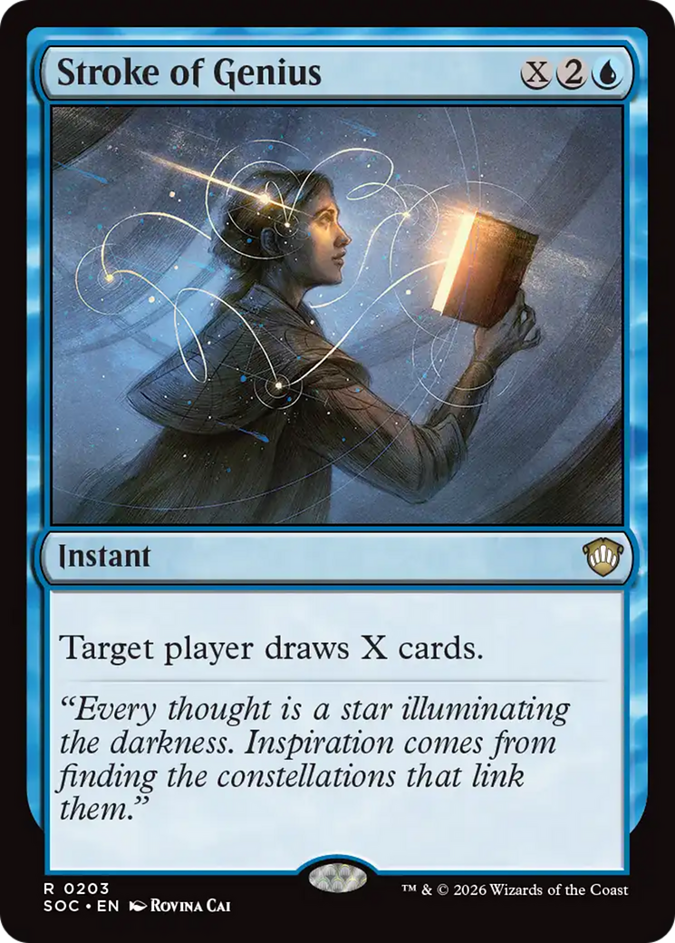 Stroke of Genius [Secrets of Strixhaven Commander] | I Want That Stuff Brandon