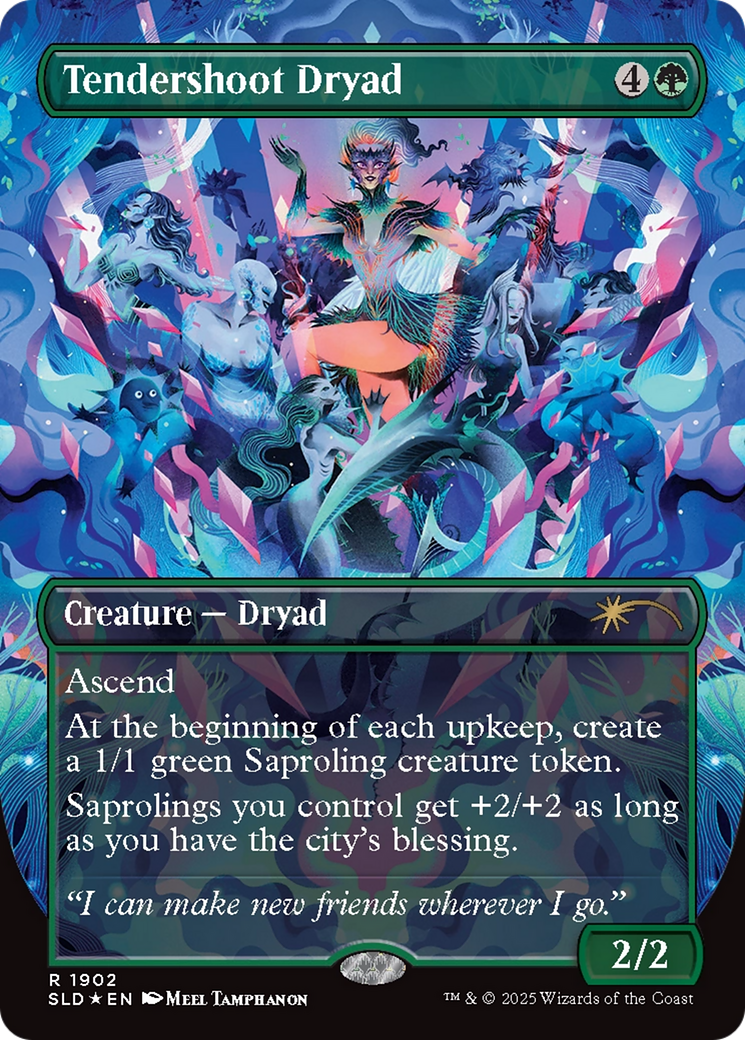 Tendershoot Dryad (Double Rainbow Foil) [Secret Lair Drop Series] | I Want That Stuff Brandon