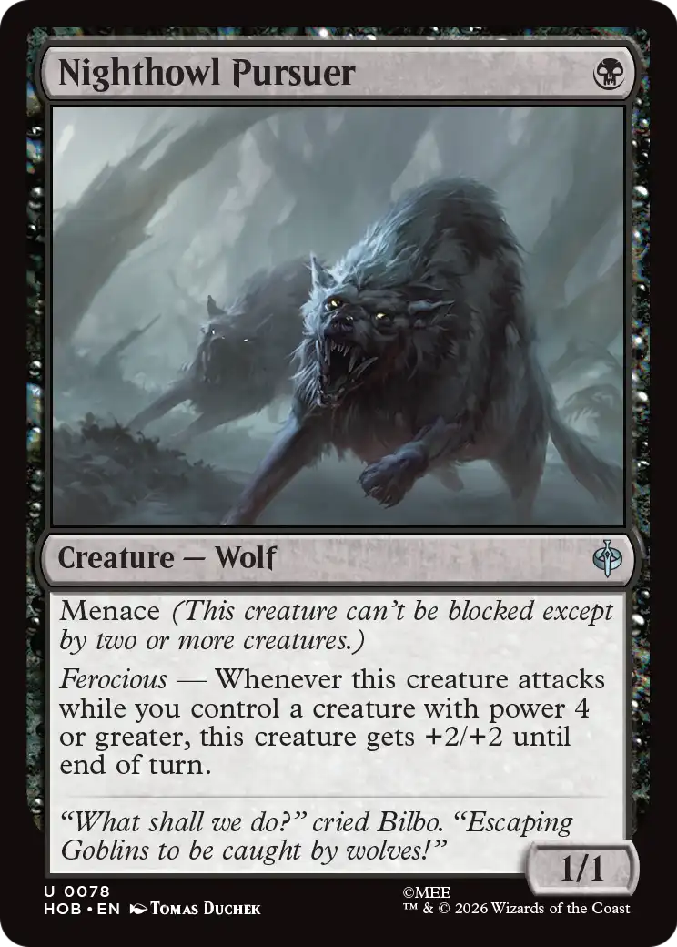 Nighthowl Pursuer [The Hobbit] | I Want That Stuff Brandon