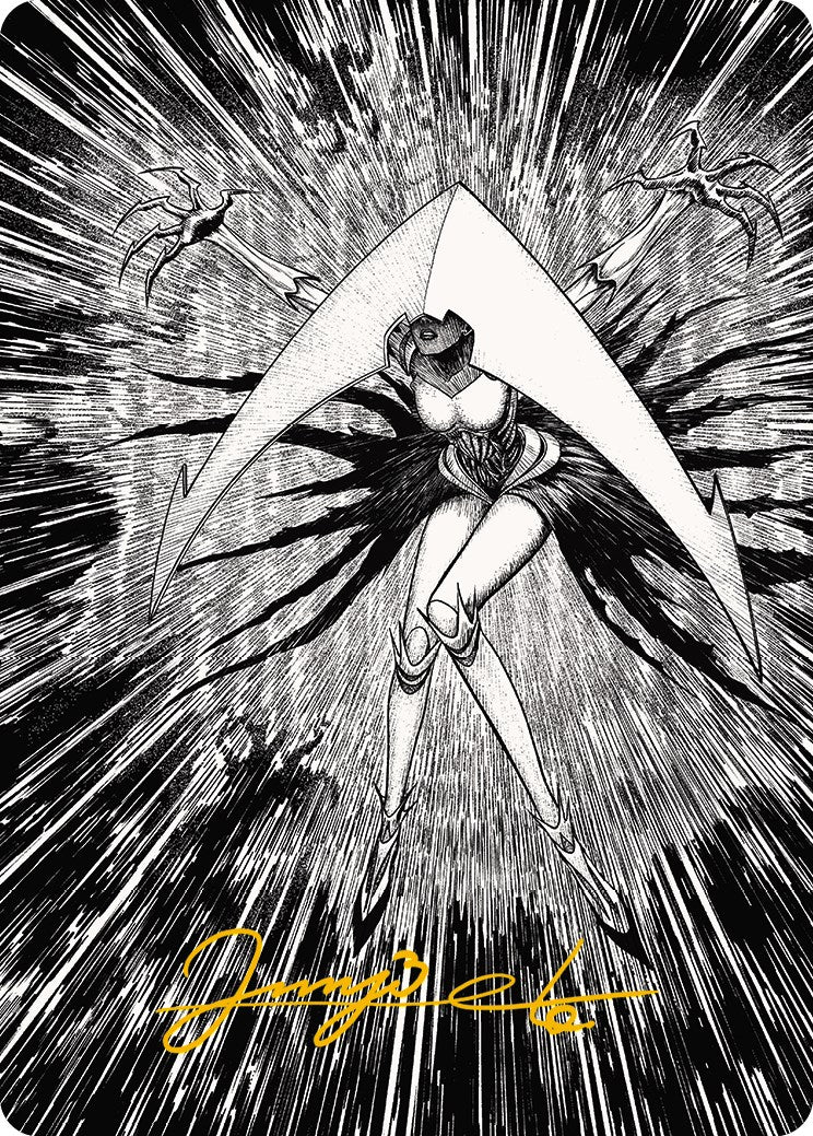 Elesh Norn, Mother of Machines 2 Art Card (Gold-Stamped Signature) [Phyrexia: All Will Be One Art Series] | I Want That Stuff Brandon