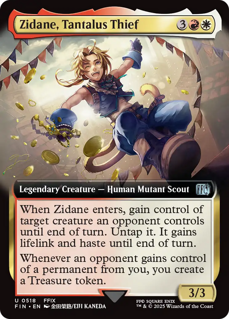 Zidane, Tantalus Thief (Extended Art) [FINAL FANTASY] | I Want That Stuff Brandon