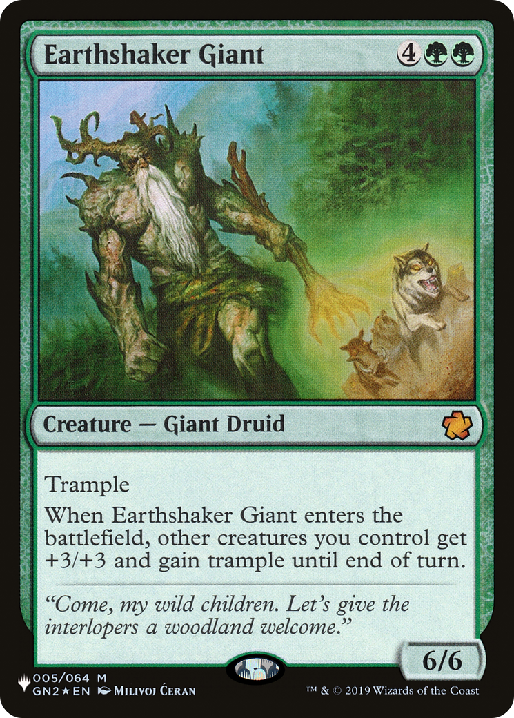 Earthshaker Giant [The List Reprints] | I Want That Stuff Brandon