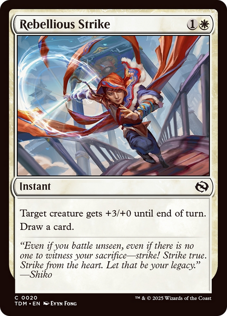 Rebellious Strike [Tarkir: Dragonstorm] | I Want That Stuff Brandon