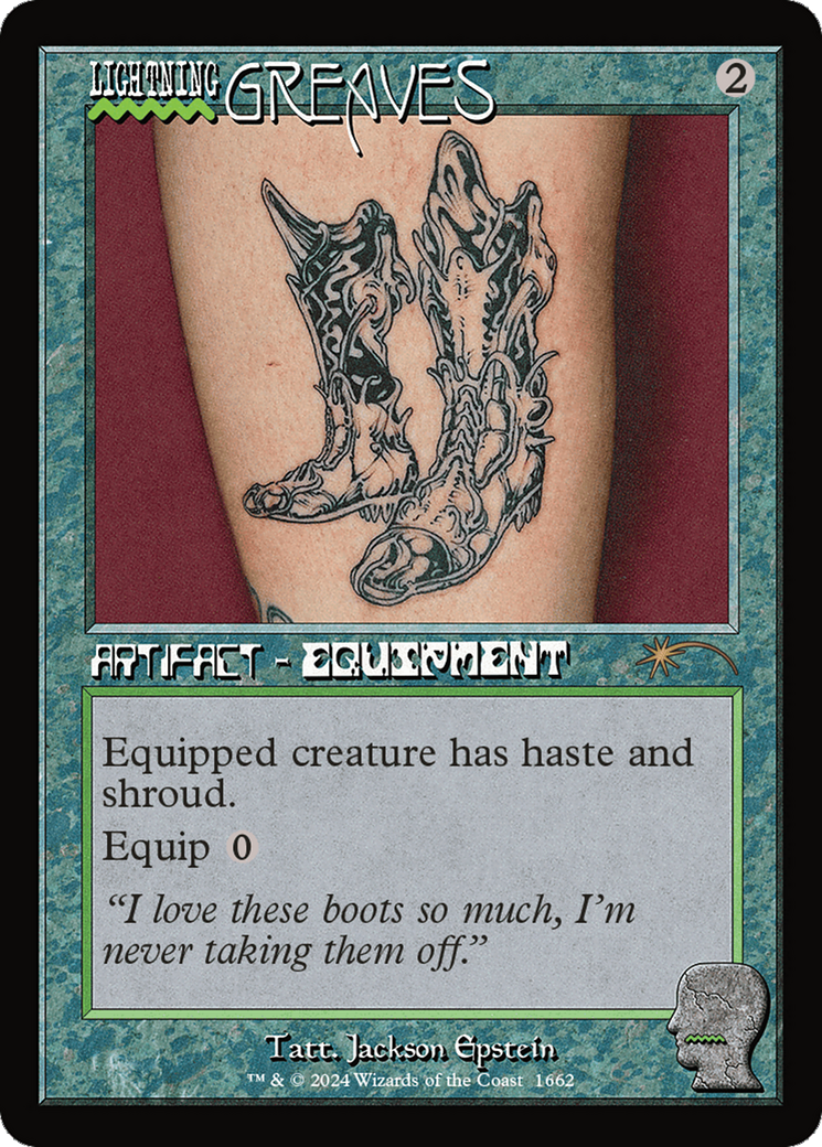 Lightning Greaves (1662) (Rainbow Foil) [Secret Lair Drop Series] | I Want That Stuff Brandon