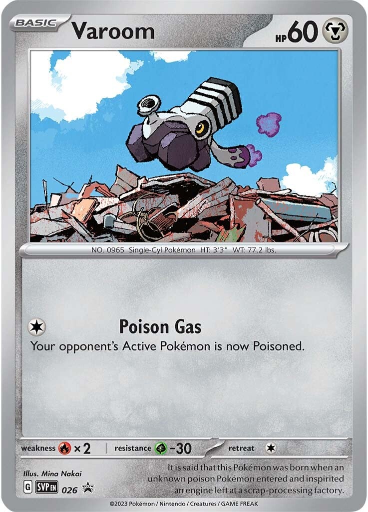 Varoom (026) [Scarlet & Violet: Black Star Promos] | I Want That Stuff Brandon