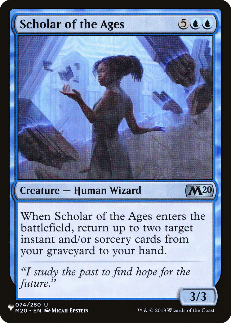 Scholar of the Ages [The List Reprints] | I Want That Stuff Brandon