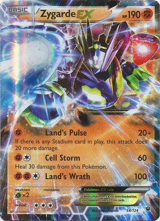 Zygarde EX (54/124) (Jumbo Card) [XY: Fates Collide] | I Want That Stuff Brandon