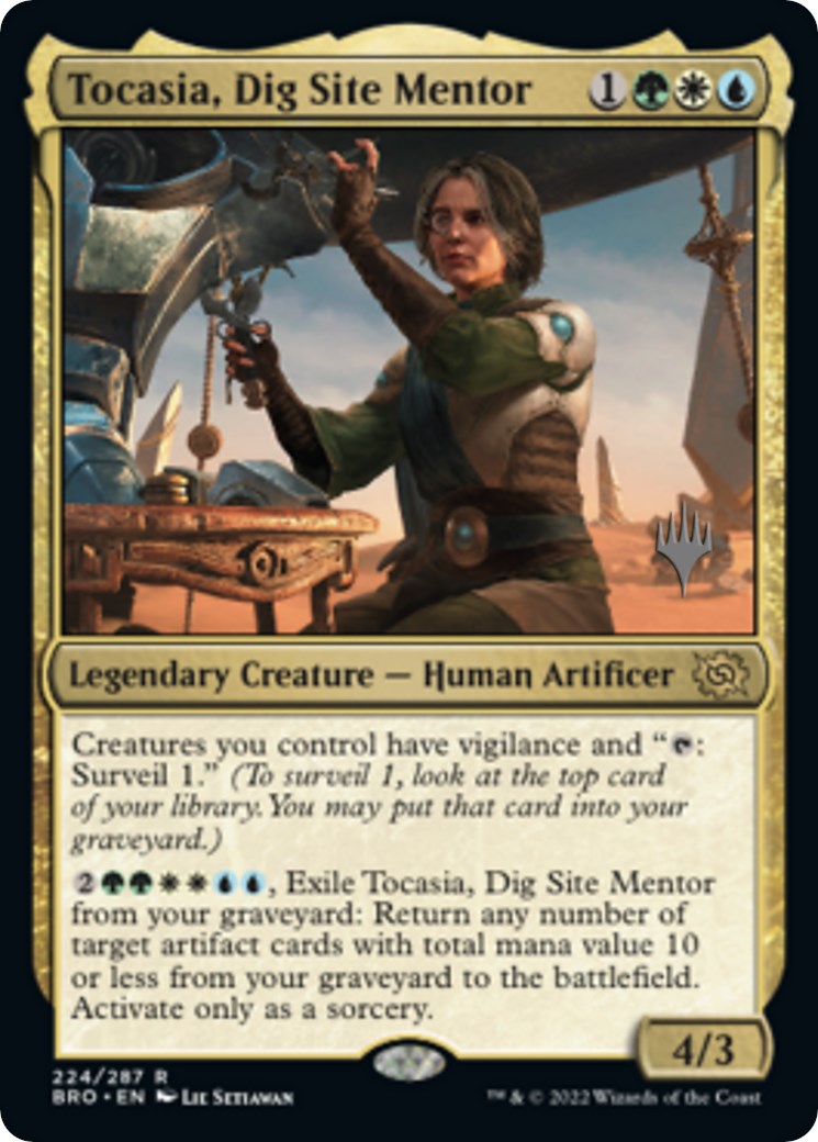 Tocasia, Dig Site Mentor (Promo Pack) [The Brothers' War Promos] | I Want That Stuff Brandon