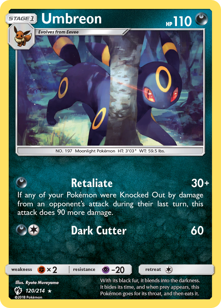 Umbreon (120/214) [Sun & Moon: Lost Thunder] | I Want That Stuff Brandon
