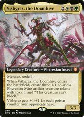 Vishgraz, the Doomhive (Extended Art) [Phyrexia: All Will Be One Commander] | I Want That Stuff Brandon