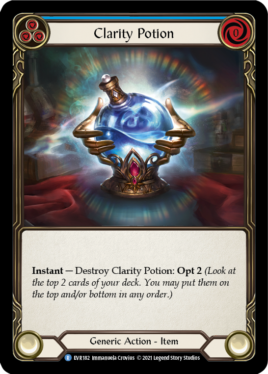 Clarity Potion [EVR182] (Everfest)  1st Edition Normal | I Want That Stuff Brandon