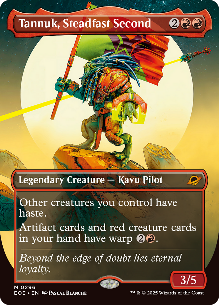Tannuk, Steadfast Second (Borderless) [Edge of Eternities] | I Want That Stuff Brandon