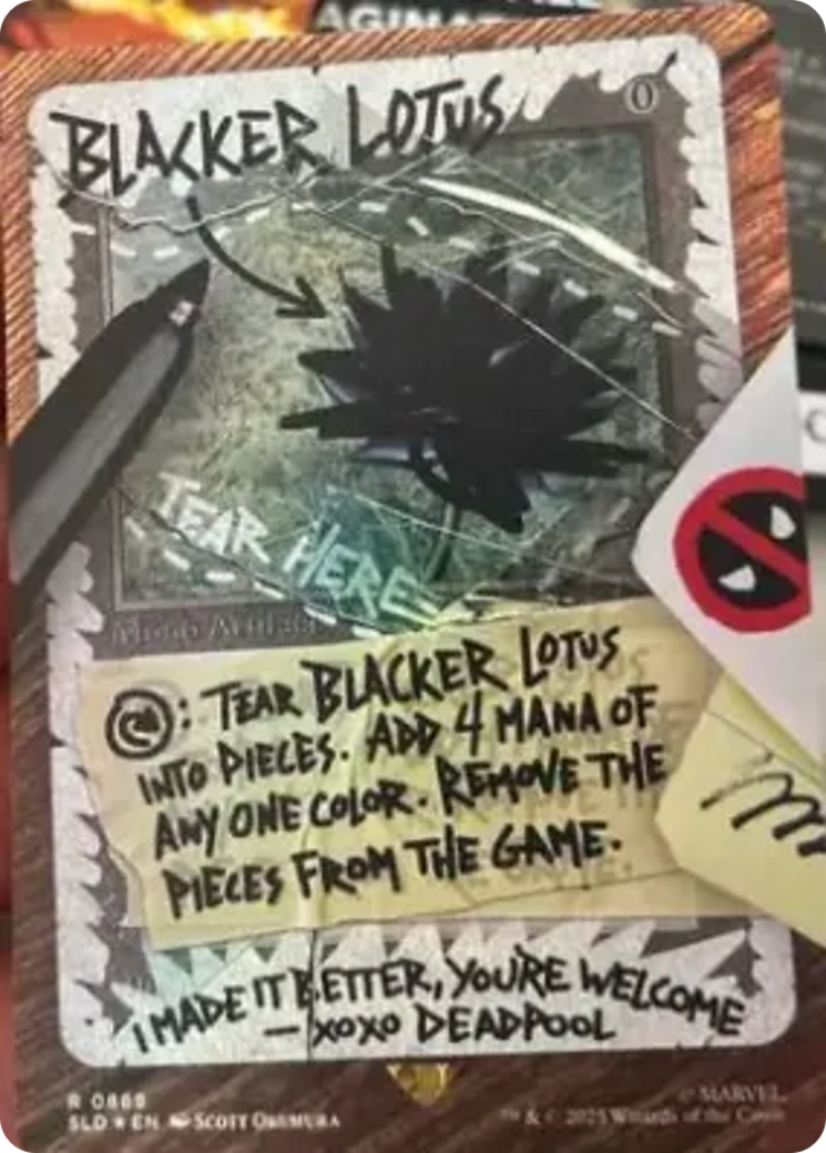 Blacker Lotus (Rainbow Foil) [Secret Lair Drop Series] | I Want That Stuff Brandon