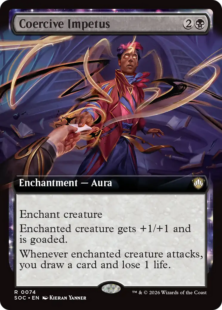 Coercive Impetus (Extended Art) [Secrets of Strixhaven Commander] | I Want That Stuff Brandon