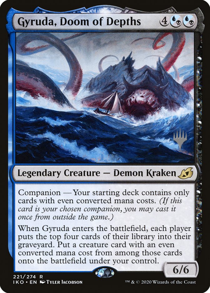 Gyruda, Doom of Depths (Promo Pack) [Ikoria: Lair of Behemoths Promos] | I Want That Stuff Brandon