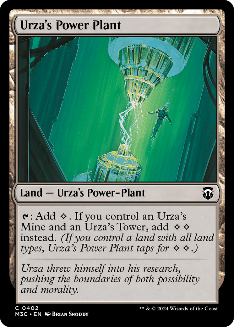Urza's Power Plant (Ripple Foil) [Modern Horizons 3 Commander] | I Want That Stuff Brandon