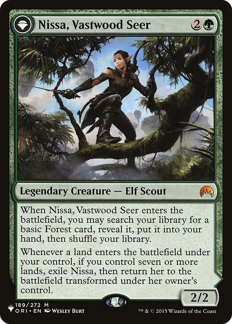 Nissa, Vastwood Seer // Nissa, Sage Animist [Secret Lair: From Cute to Brute] | I Want That Stuff Brandon