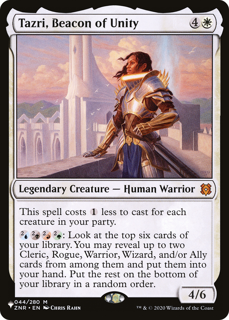 Tazri, Beacon of Unity (ZNR) [The List] | I Want That Stuff Brandon