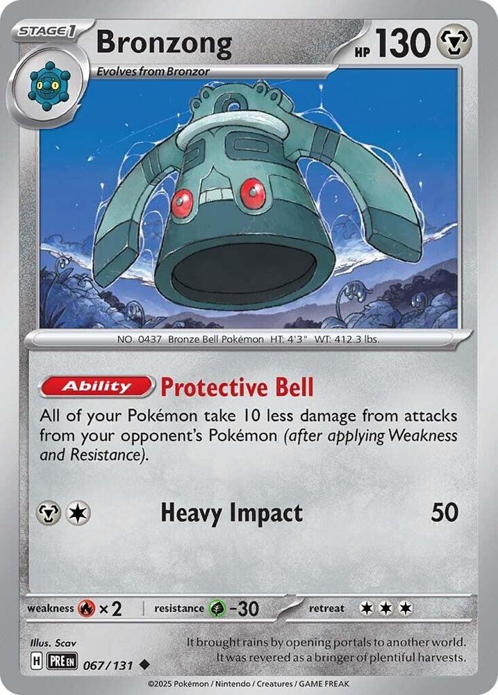 Bronzong (067/131) [Scarlet & Violet: Prismatic Evolutions] | I Want That Stuff Brandon