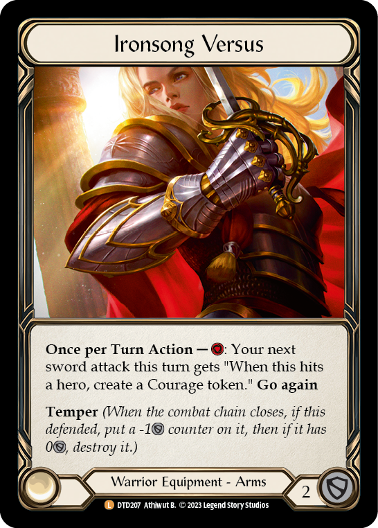 Ironsong Versus [DTD207] (Dusk Till Dawn)  Cold Foil | I Want That Stuff Brandon