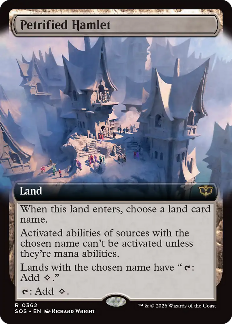 Petrified Hamlet (Extended Art) [Secrets of Strixhaven] | I Want That Stuff Brandon