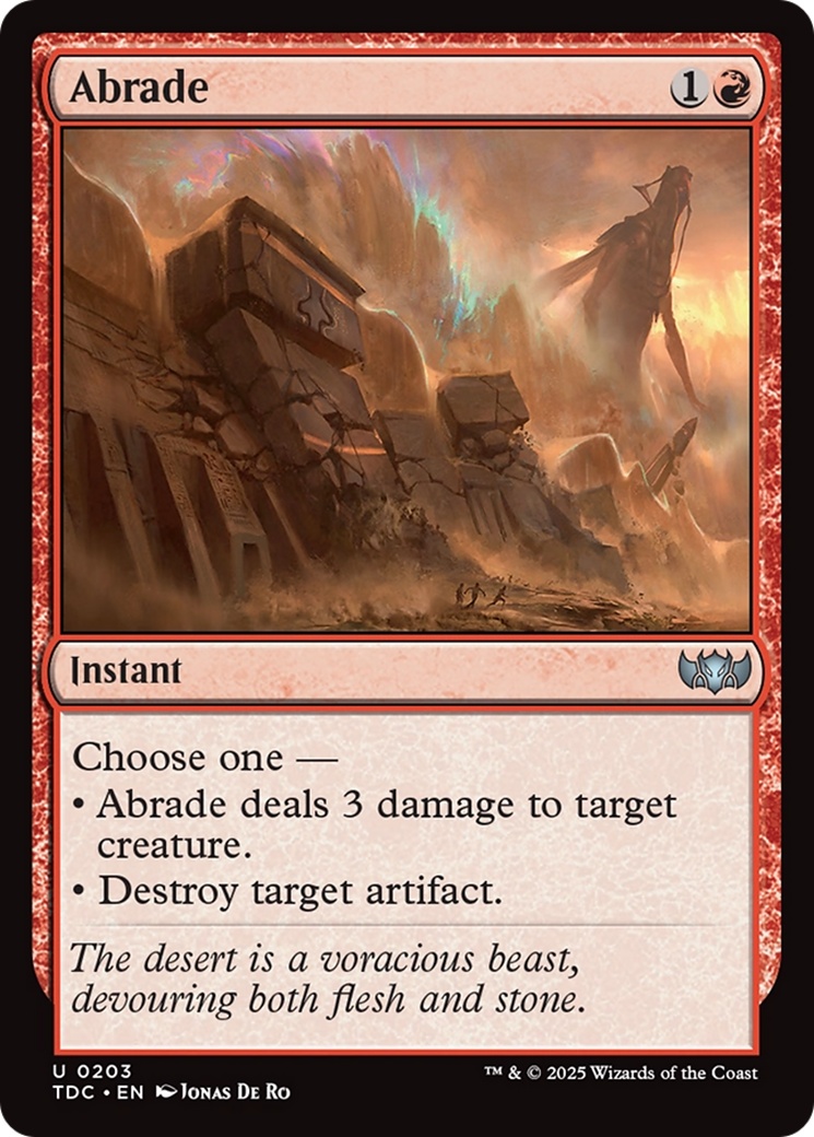 Abrade [Tarkir: Dragonstorm Commander] | I Want That Stuff Brandon