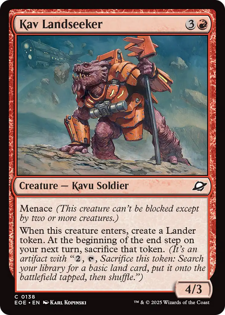 Kav Landseeker [Edge of Eternities] | I Want That Stuff Brandon
