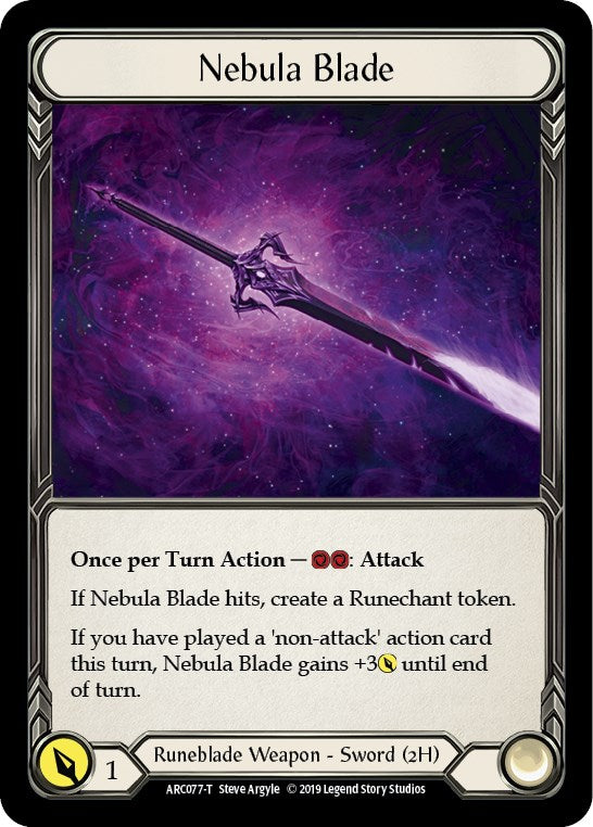 Nebula Blade // Viserai [ARC077 // ARC076] (Arcane Rising) | I Want That Stuff Brandon