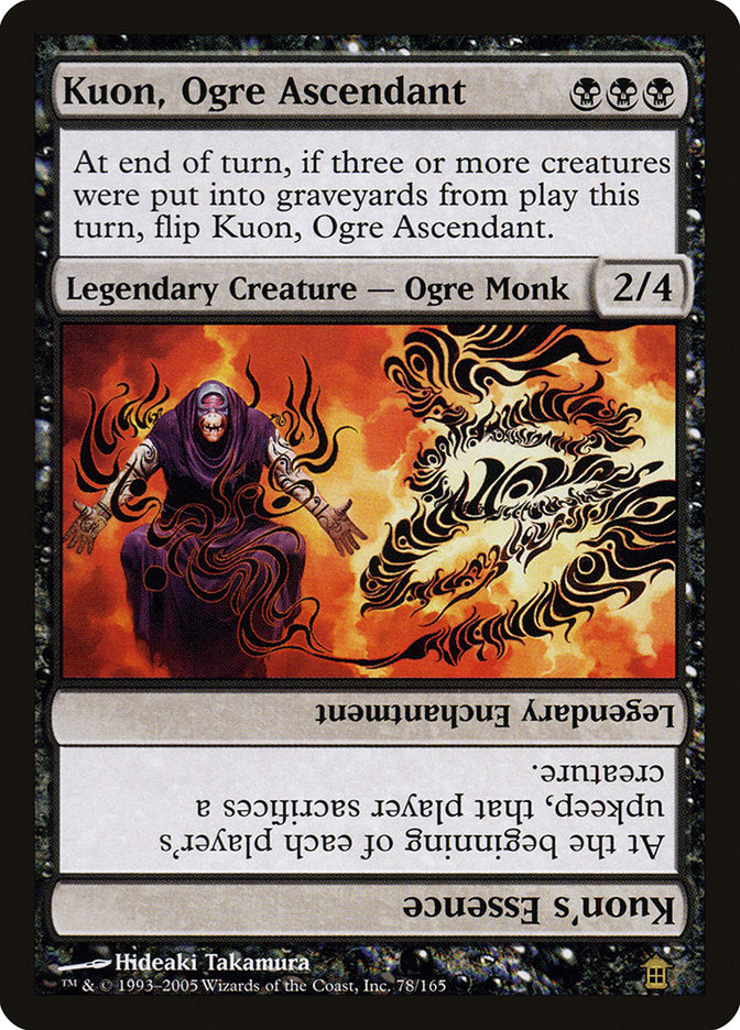 Kuon, Ogre Ascendant // Kuon's Essence [Saviors of Kamigawa] | I Want That Stuff Brandon