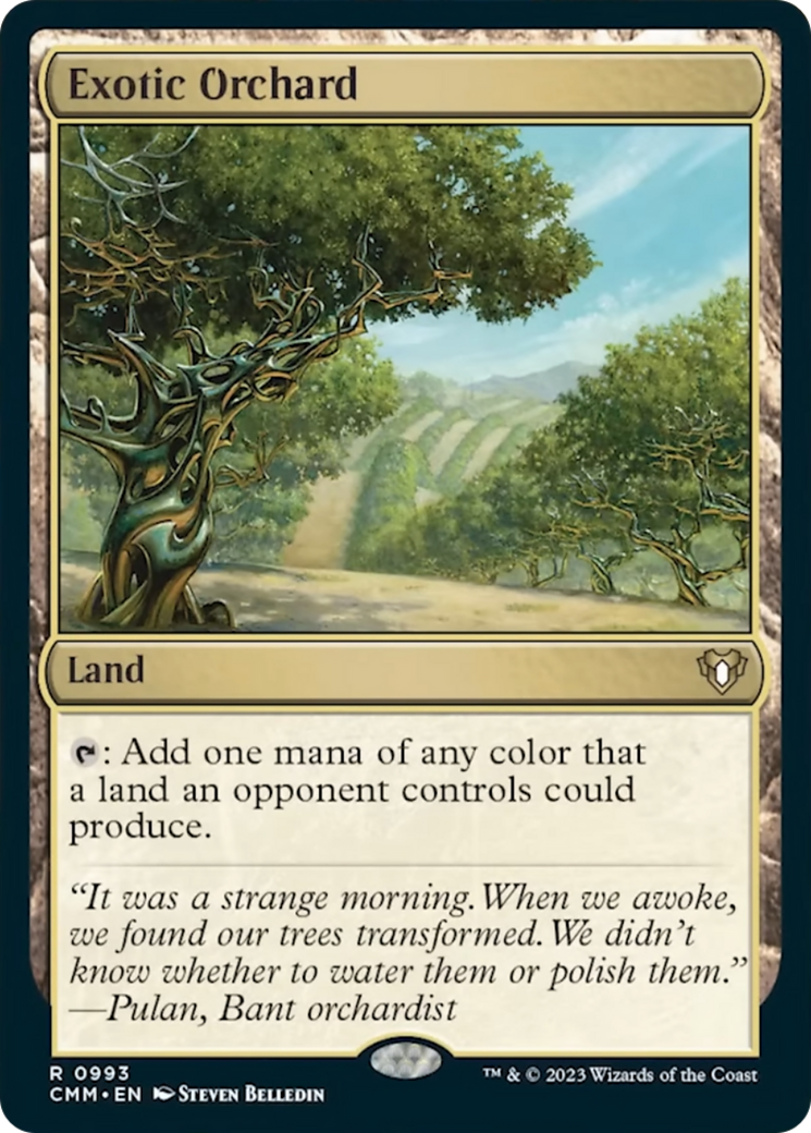 Exotic Orchard [Commander Masters] | I Want That Stuff Brandon