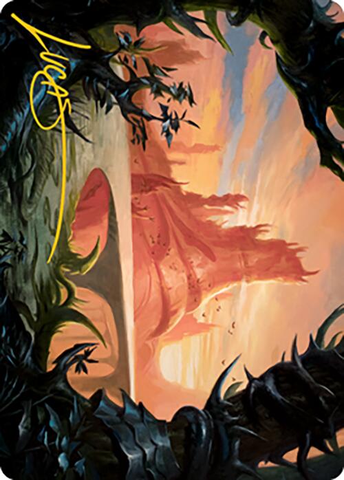 Slagwoods Bridge Art Card (Gold-Stamped Signature) [Modern Horizons 2 Art Series] | I Want That Stuff Brandon