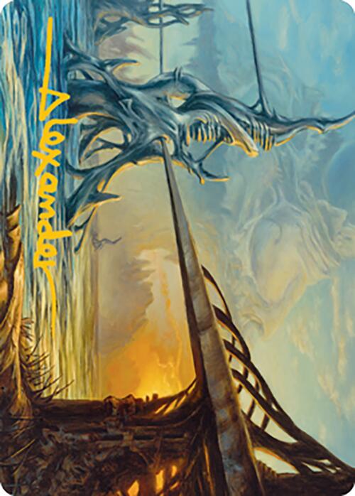 Razortide Bridge Art Card (Gold-Stamped Signature) [Modern Horizons 2 Art Series] | I Want That Stuff Brandon