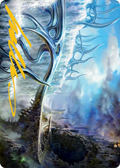 Mistvault Bridge Art Card (Gold-Stamped Signature) [Modern Horizons 2 Art Series] | I Want That Stuff Brandon