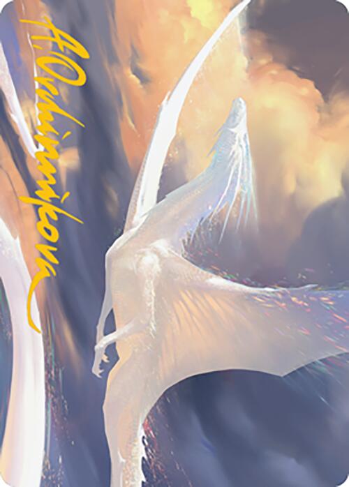 Timeless Dragon Art Card (Gold-Stamped Signature) [Modern Horizons 2 Art Series] | I Want That Stuff Brandon