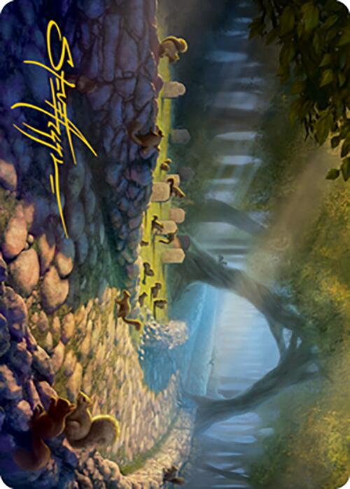Squirrel Sanctuary Art Card (Gold-Stamped Signature) [Modern Horizons 2 Art Series] | I Want That Stuff Brandon