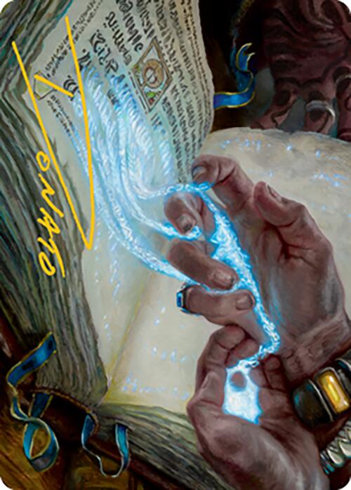 Mystic Redaction Art Card (Gold-Stamped Signature) [Modern Horizons 2 Art Series] | I Want That Stuff Brandon