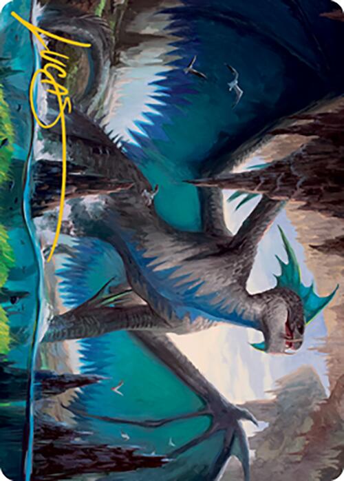 Murktide Regent Art Card (Gold-Stamped Signature) [Modern Horizons 2 Art Series] | I Want That Stuff Brandon