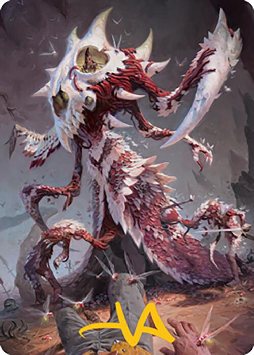 Grist, the Hunger Tide Art Card (56) (Gold-Stamped Signature) [Modern Horizons 2 Art Series] | I Want That Stuff Brandon