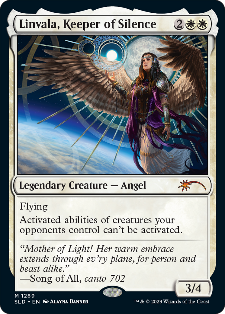 Linvala, Keeper of Silence [Secret Lair Drop Series] | I Want That Stuff Brandon