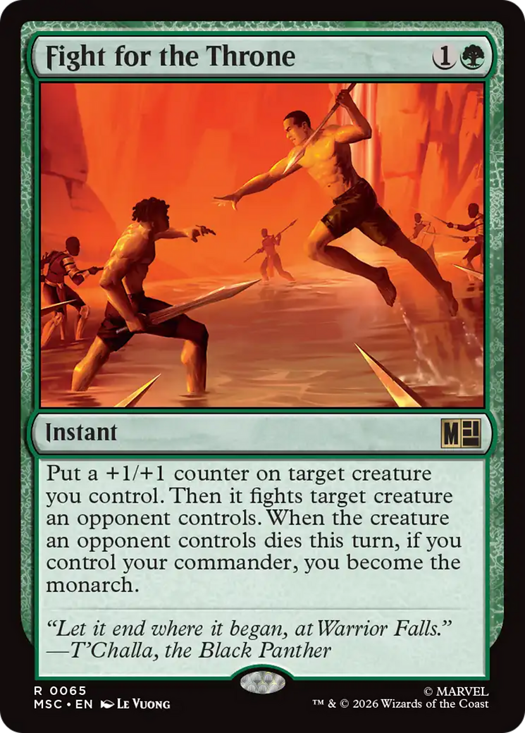 Fight for the Throne (Surge Foil) [Marvel Super Heroes Commander] | I Want That Stuff Brandon