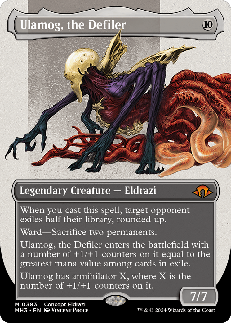 Ulamog, the Defiler (Borderless) (Serialized) [Modern Horizons 3] | I Want That Stuff Brandon