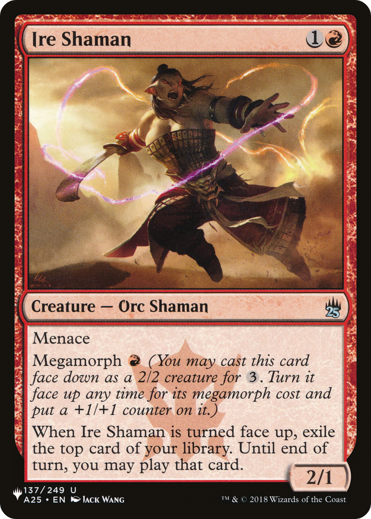 Ire Shaman [The List Reprints] | I Want That Stuff Brandon