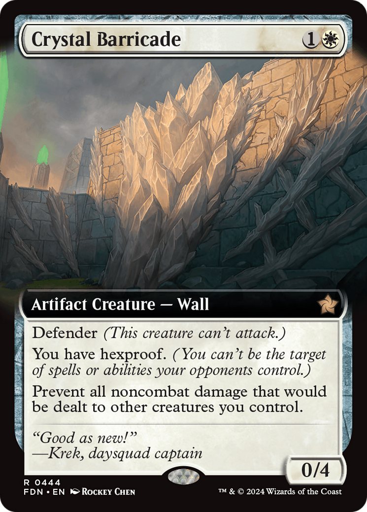 Crystal Barricade (Extended Art) [Foundations] | I Want That Stuff Brandon