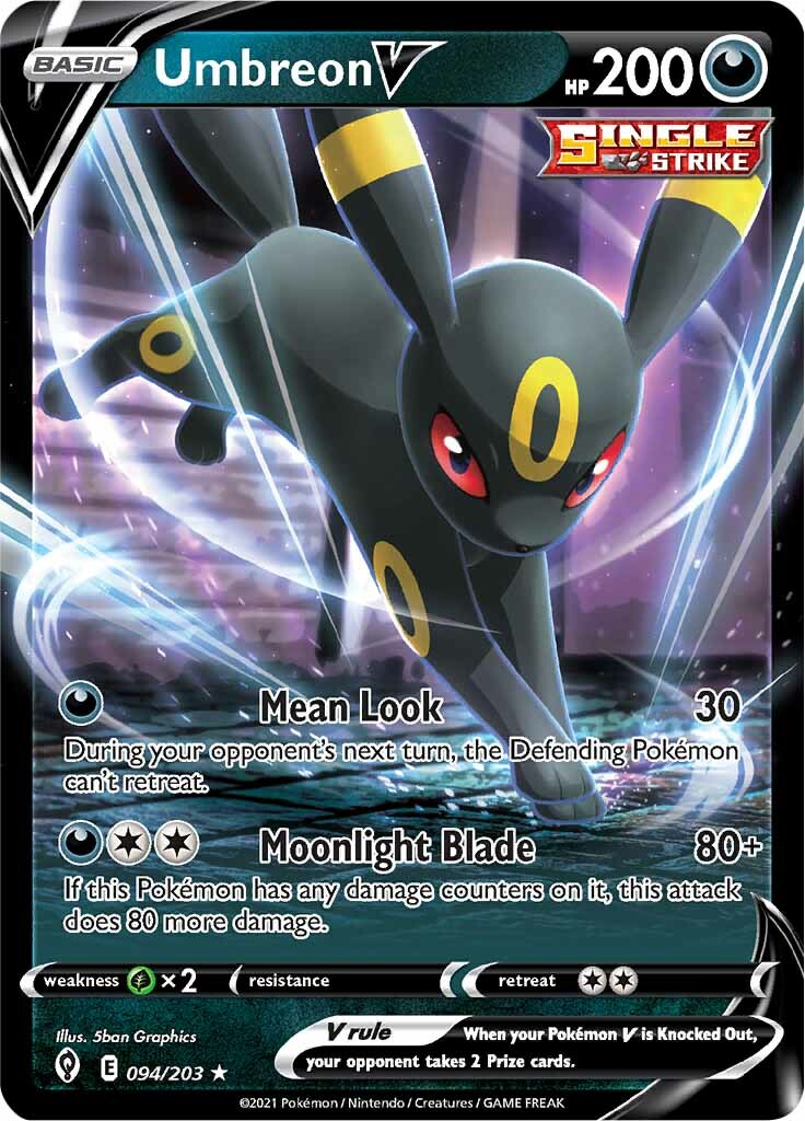 Umbreon V (094/203) [Sword & Shield: Evolving Skies] | I Want That Stuff Brandon