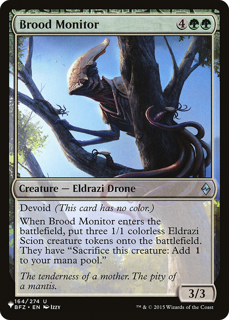 Brood Monitor [The List Reprints] | I Want That Stuff Brandon