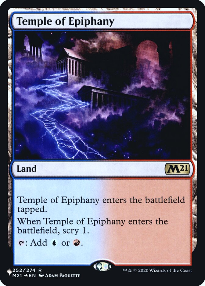 Temple of Epiphany [Secret Lair: Heads I Win, Tails You Lose] | I Want That Stuff Brandon