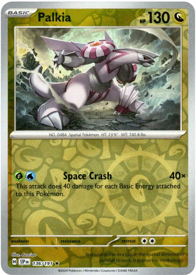 Palkia (136/191) [Scarlet & Violet: Surging Sparks] | I Want That Stuff Brandon