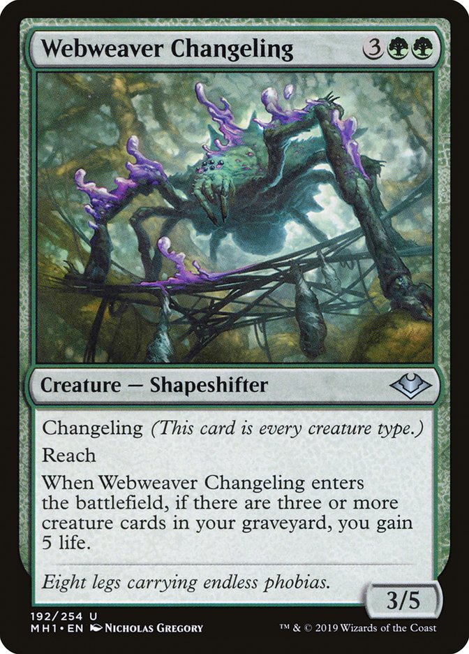 Webweaver Changeling [Modern Horizons] | I Want That Stuff Brandon