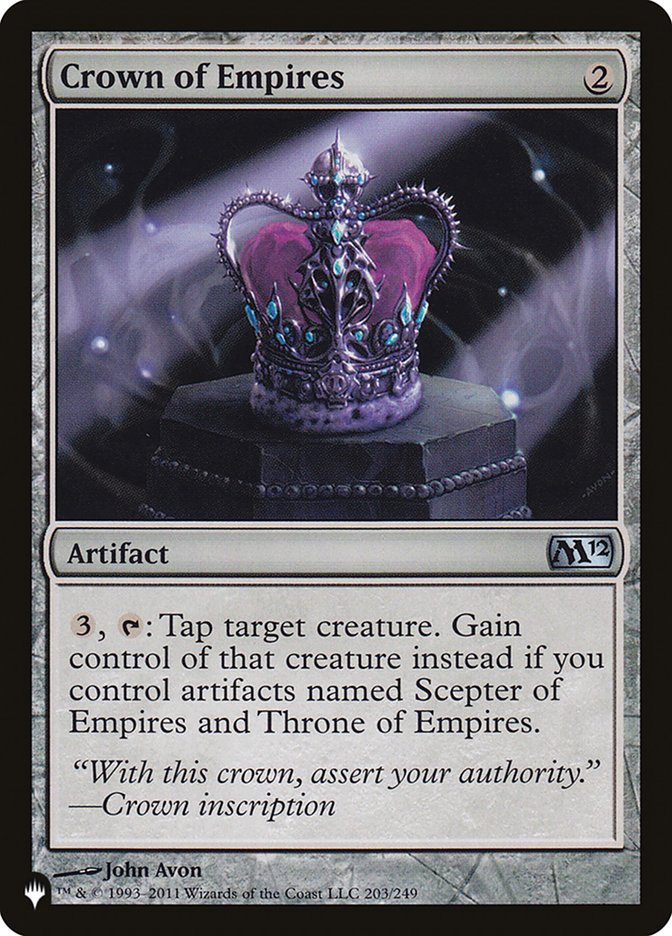 Crown of Empires [The List] | I Want That Stuff Brandon